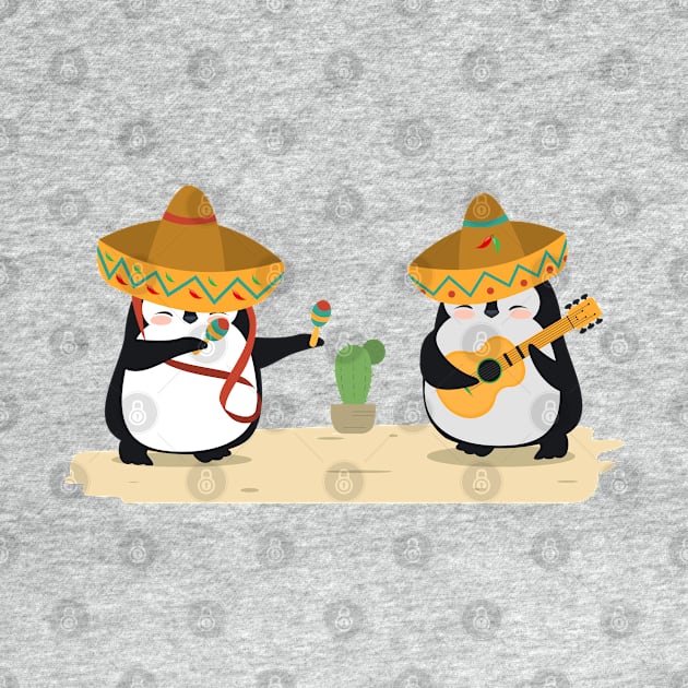 Penguins in sombrero by CraftCloud